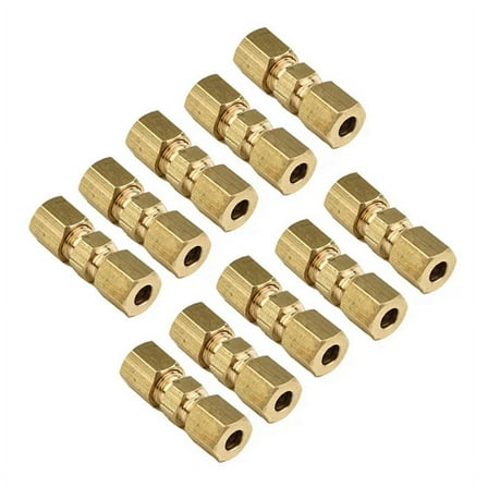 10pcs Brake Line Connector Without Flaring 4.75mm 3/16 Useful Brake Line Connector for Brake Line Car Accessories