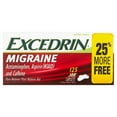 thumbnail image 4 of Excedrin Migraine Caplets for Migraine Pain Relief, 125 count, 4 of 5