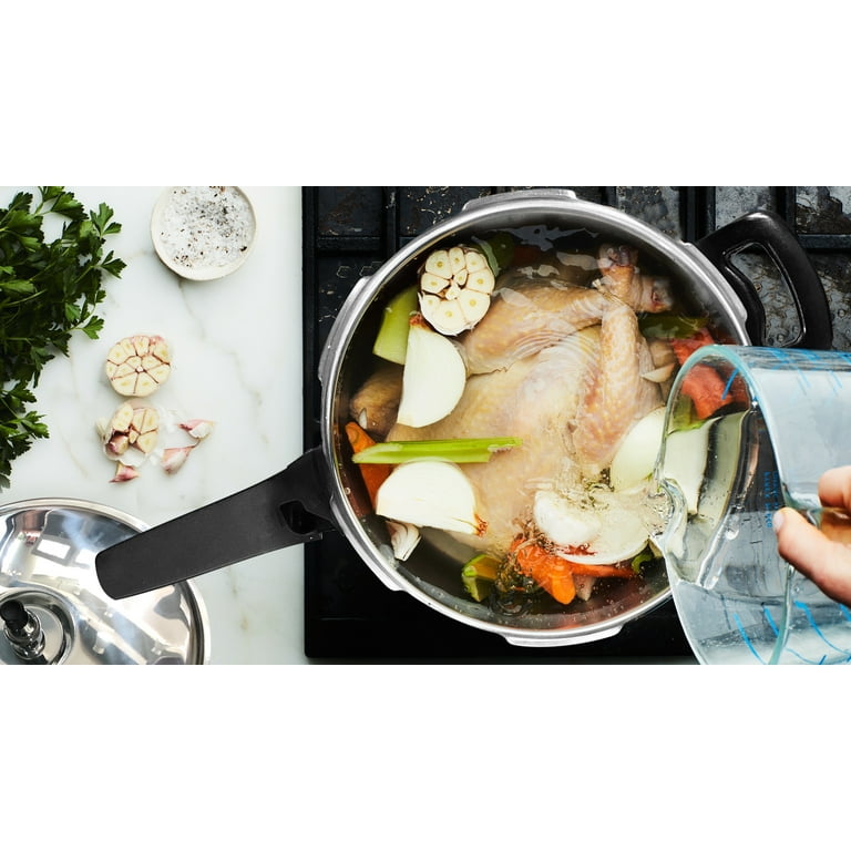 Bene Casa Stove Top Pressure Cooker 6 Quart Aluminum Cooking Pot Kitchen Essentials Walmart