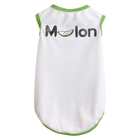 DUOYOU Clearance Pet Polyester VestPet Spring and Summer Breathable Print Vest Dog Clothing