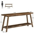 thumbnail image 2 of Farmhouse Console Entryway Table: 70.9 Inches All Wood Console Table for Entrance, 2 of 5