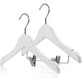 thumbnail image 2 of Ensemble de 2 Cintres en Blanc pour Enfants - 44.5cm, 2 of 5