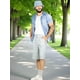 thumbnail image 2 of Pack de 2 Shorts Hombre Casual Cintura Ajustable Detalles Texturizados Diseño Moderno, 2 of 5