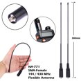 thumbnail image 1 of 2 uds NA-771 antena de Radio SMA-hembra de alta ganancia para Baofeng UV-5R KG-UVD1, 1 of 8