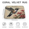 thumbnail image 2 of Hummingbird Bath Rug for Bathroom, Floral Decor, Rustic Farmhouse Bath Mat, Bath Mat Soft Non Slip Bath Rugs Indoor Doormat 16"x24", 2 of 7