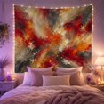 thumbnail image 2 of Abstract Paint Stroke Field with Sweeping Textures, Energetic Abstract for Art Lovers, Modern Wall Decor, Housewarming Gift, Tapestry Wall Hanging for Living Room and Dorm, 2 of 7