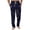 Black, variant on Mens Halloween Pajama Pants Pumpkin Ghost Bat Graphic Wide Leg Sleepwear Drawstring Elastic Waisted Funny Pj Bottoms Black S