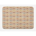 thumbnail image 1 of Dandelion Bath Mat, Abstract Vintage Colorful Blowball Pattern with Warm Tones Line Art Composition, Non-Slip Plush Mat Bathroom Kitchen Laundry Room Decor, 29.5 X 17.5 Inches, Multicolor, Ambesonne, 1 of 2