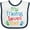 White and Navy, variant on Inktastic Mema Loves Me Grandchild Boys or Girls Baby Bib