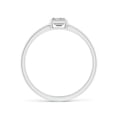 thumbnail image 2 of ANGARA Natural Emerald-Cut Diamond Solitaire Ring in 14K White Gold for Women (Size-4x3mm| Color-K| Clarity-I3) | April Birthstone, Anniversary, Jewelry Gift for Women | Natural Diamond Ring, 2 of 9