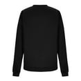 thumbnail image 5 of Admvng Womens Sweatshirt Solid Color Casual Long Sleeved-neck Sweatshirt Without Hat，Size S-2XL, 5 of 7