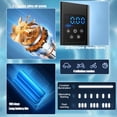 thumbnail image 3 of Kepeak Digital Air Compressor for Car Tires, 150 PSI Mini Tire Pump with LED Light and Nozzles for Versatile Use, 3 of 8