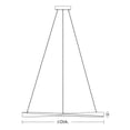 thumbnail image 7 of Afx Obrp40lajud Oberon 40" Wide Led Ring Chandelier - Brass, 7 of 7