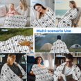 thumbnail image 5 of Black Geometric Cooling Blanket,Lightweight Breathable Summer Throw Blanket with Double Sided Cold Effect,Boho Ethnic Modern Abstract Art Aesthetics Picnic Blankets Bed Sheet for Hot Sleepers 60"x80", 5 of 8