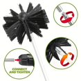 thumbnail image 2 of 21pcs Flexible Chimney Sweep Set - Complete Flue Cleaning Kit with Soot Cleaning, 2 of 4