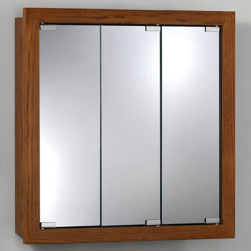 Jensen Medicine Granville TriView 24W x 24H in. Surface Mount Medicine