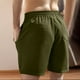 thumbnail image 5 of Pantalones Cortos de la Cintura Elástica con Bolsillos de la Moda Casual, Al Aire Libre Primavera Verano Pantalones Cortos para Hombres, 5 of 9