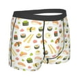thumbnail image 3 of Balery Sushi and Rolls Men's Boxer Briefs, Soft and Breathable Cotton Underwear with nylon Waistband-Small, 3 of 9