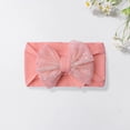 thumbnail image 2 of Wxirdiow Hairbands for Newborns and Infants Baby Girl Headbands Toddler Cotton Handmade Hairbands With Bows Child Hair Accessories Hot Pink Size,One Size, 2 of 3