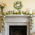 thumbnail image 4 of Guirnalda de flores de huevo de Pascua de 6.5 pies, guirnaldas florales de vid de primavera y verano, para chimenea, manto, mesa y decoración del hoga, 4 of 8