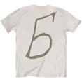 thumbnail image 2 of Billie Eilish - Camiseta Billie 5 Estampado en Espalda de Algodón para Adultos Unisex (Natural), 2 of 2