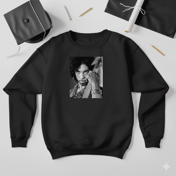 Prince Singer Iconic Guitar Legend Music Artist Retro Fan Sweatshirt V50177, up to size 5XL