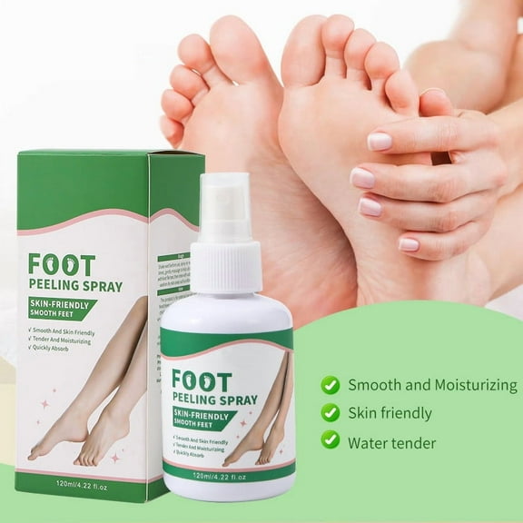 SDJMa Foot Peeling Spray, Gentle Exfoliation & Hydration for Soft Feet, 120ml