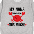 thumbnail image 3 of Inktastic Nana Loves Me Grandson Toddler Sweatshirt, 3 of 4