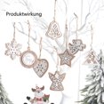 thumbnail image 3 of piezas de suministros de decoración navideña tipo A amor + cinco estrellas, 3 of 5