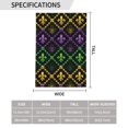 thumbnail image 6 of Sigee Mardi Gra Geometric for Live Happy Decorative Small Garden Flag,Double Sided Yard Flags Holiday Garden Flags for All Seasons, 6 of 9