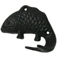 thumbnail image 4 of 4" - Iron Fish - BB-414 - Coat Hook - For coat, bag, etc - Black Finish For interior & Exterior Designing, 4 of 6