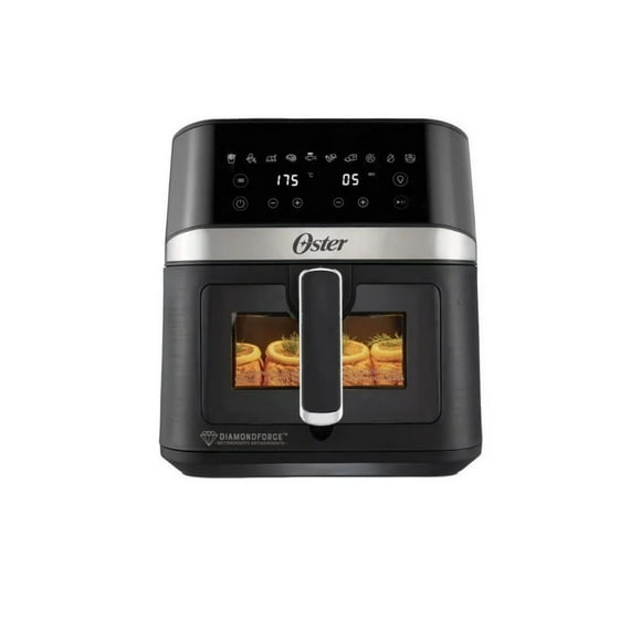 Freidora de Aire Digital, Recubrimiento Oster® DiamondForce, 7.5L de Capacidad, 10 Programas Automáticos, CKSTAF75WDSSDF