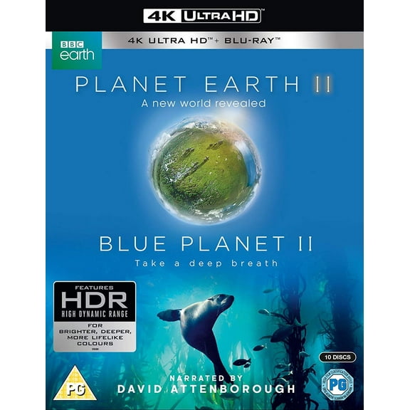 Planet Earth II & Blue Planet II Boxset [4K Blu-ray] [2017] [4K UHD]