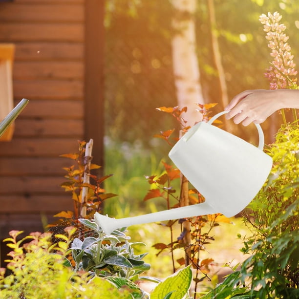 Regadera de 1.8L para plantas de interior y exterior, equipo de riego para plantar en macetas, hervidor de agua para césped, granja y patio.