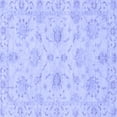 thumbnail image 1 of Ahgly Company Machine Washable Indoor Square Oriental Blue Traditional Area Rugs, 5' Square, 1 of 4