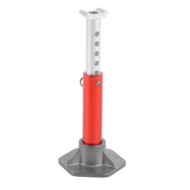Supports de Cric de Simulation, Support de Cric de Voiture RC Léger Haute Résistance Décoratif Facile à Utiliser Anti-Fissure pour SCX10 90046 D90 RC Crawler Rouge