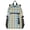 Blue Yellow Block, variant on 14" Laptop Backpack Waterproof Airline Approved Stylish Casual Daypack for Travel Business College Work, White Soft Brush Stroke