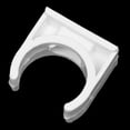 thumbnail image 3 of 30 Pcs 20mm Diameter White PVC Water Supply Pipe Clamps Clips Fittings, 3 of 4