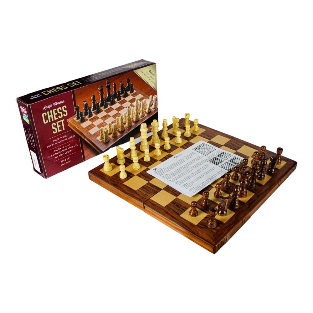 Go! Games, Large Wooden Chess Set
