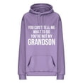 thumbnail image 3 of QUINDOS Women's Hoodies and Sweatshirts Letter Women's Fashion Hoodies Casual Long Sleeve Graphic Crew Neck Pullover Tops, 3 of 5