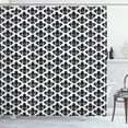 thumbnail image 1 of Ambesonne Fleur De Lis Shower Curtain, Royal Lily Pattern, 69"Wx84"L, Black White, 1 of 3