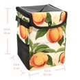 thumbnail image 5 of Peach Foldable Car Trash Bin with Lid, Leak-Proof, Hanging Storage Bag - Car Garbage Can, Car Trash Bin for, 5 of 6