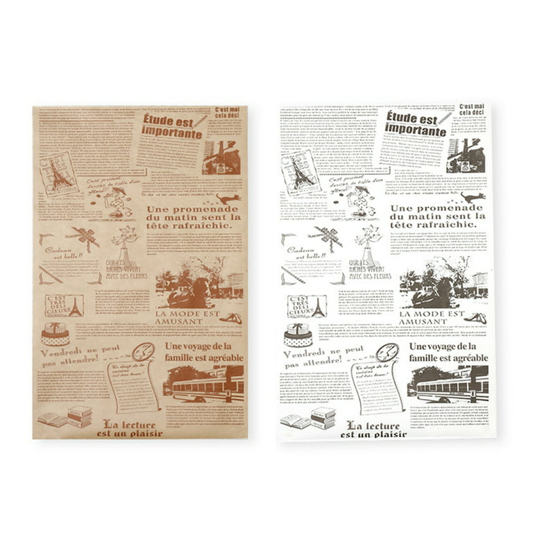 PacknWood 2CHPAPNEWSBL - Newspaper Parchment Paper- Newspaper Wrapping  Paper - greaseproof Paper Sheet - Newsprint Wax Paper - (10.6 x 13.8) -  Case