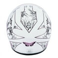 thumbnail image 5 of TCMT DOT Adult Full Face Motorcycle Helmet White Pink Butterfly with Flip Up Modular for Motocross Offroad Street Dirt Bike L Size, 5 of 10