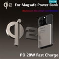 thumbnail image 2 of Owyfho 20W PD 15W Wireless Fast Charge 5000mAh Portable Magsafe Power Bank for iPhone 16 15 14 Samsung, 2 of 4