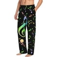 thumbnail image 6 of Sikiie Music Notes Pajama Pants Men, PJ Bottoms, Sleep & Lounge Pants-Small, 6 of 6