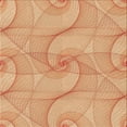 thumbnail image 1 of Ahgly Company Indoor Square Patterned Bright Orange Area Rugs, 7' Square, 1 of 6
