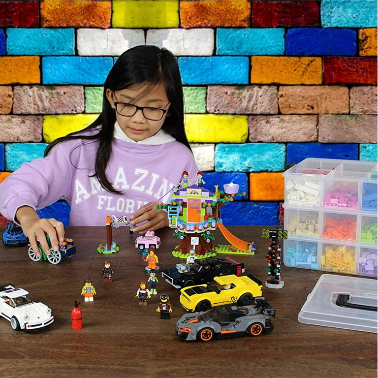 Free Shipping! Bins & Things Plastic Toy Organizer with 18