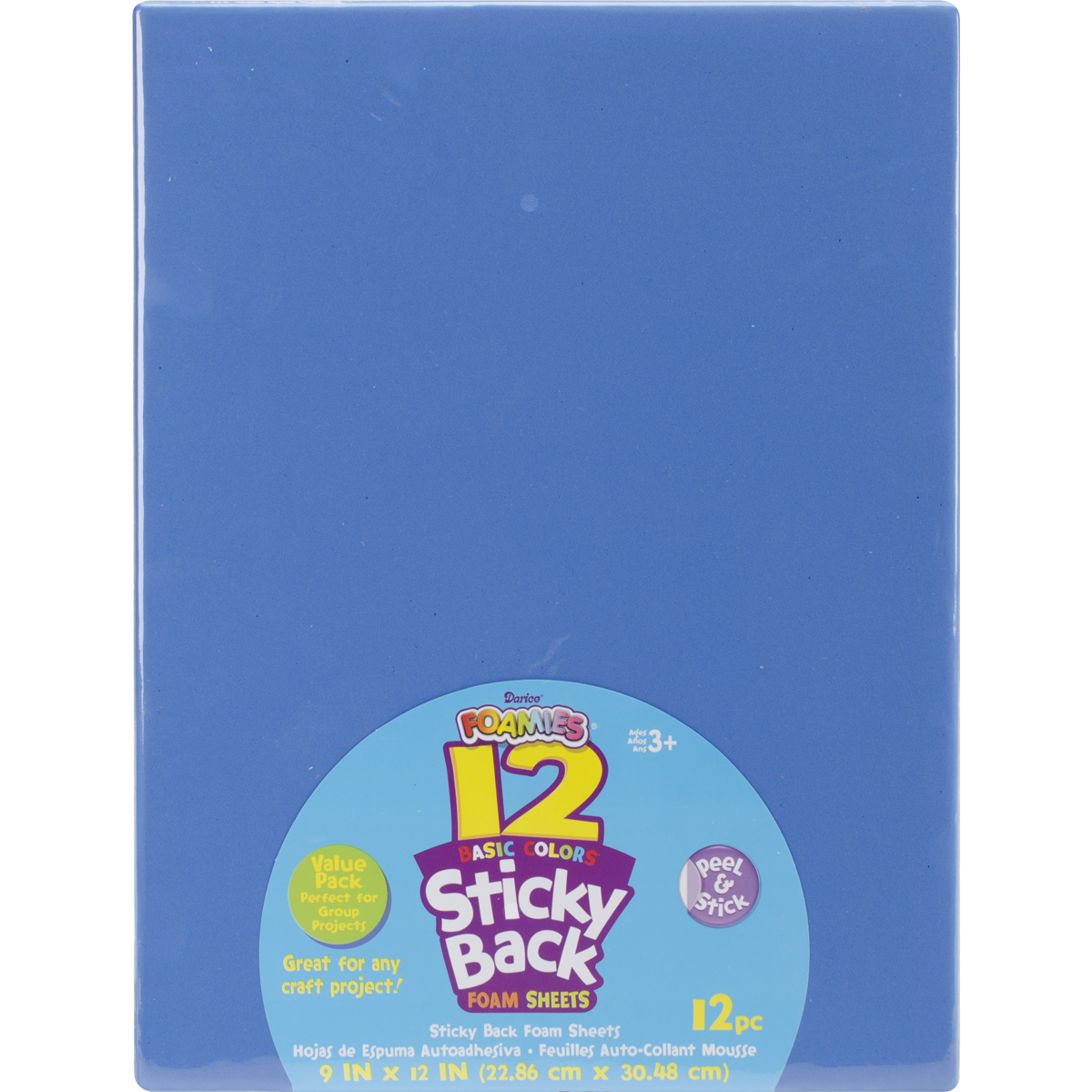 Sticky Back Foam Sheets 9"X12" 12/PkgBasic Colors Walmart Canada