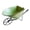 Green, variant on Giaone Iron Wheelbarrow Flower Cart Small Planter Pots for Garden and Indoor Decors